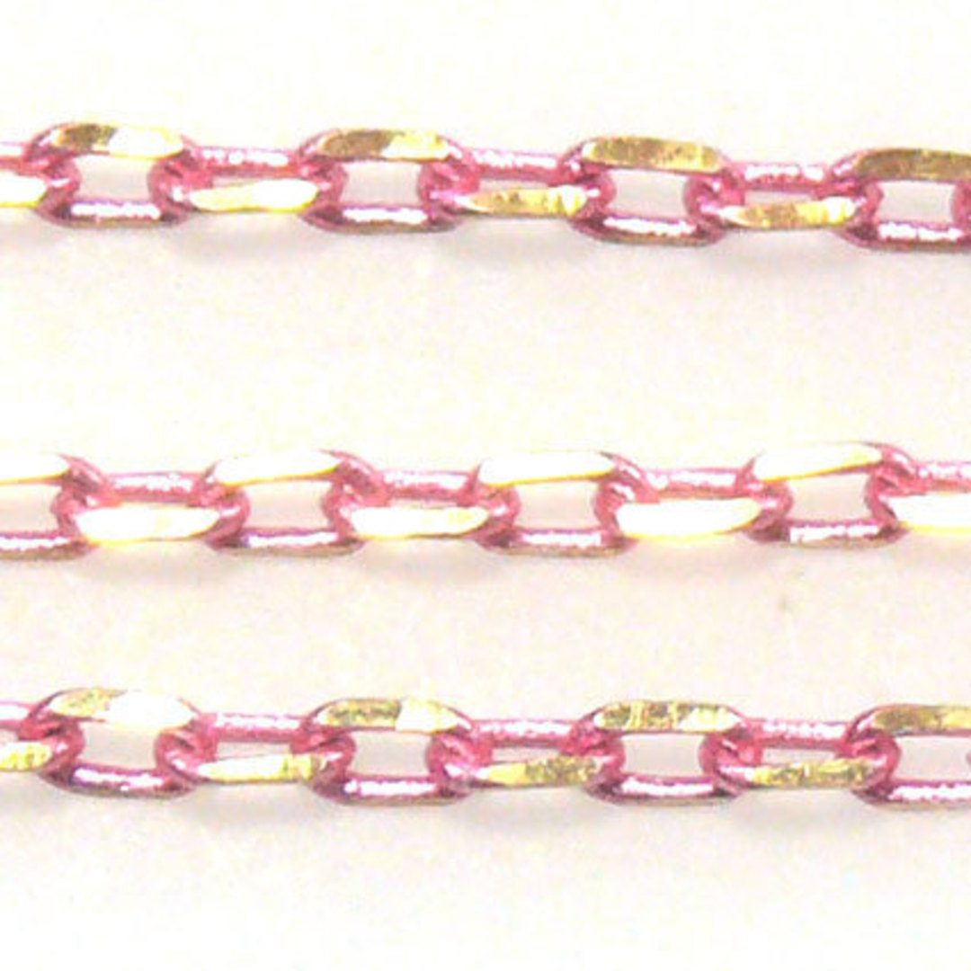Coloured Chain: Pink (3mm) image 0