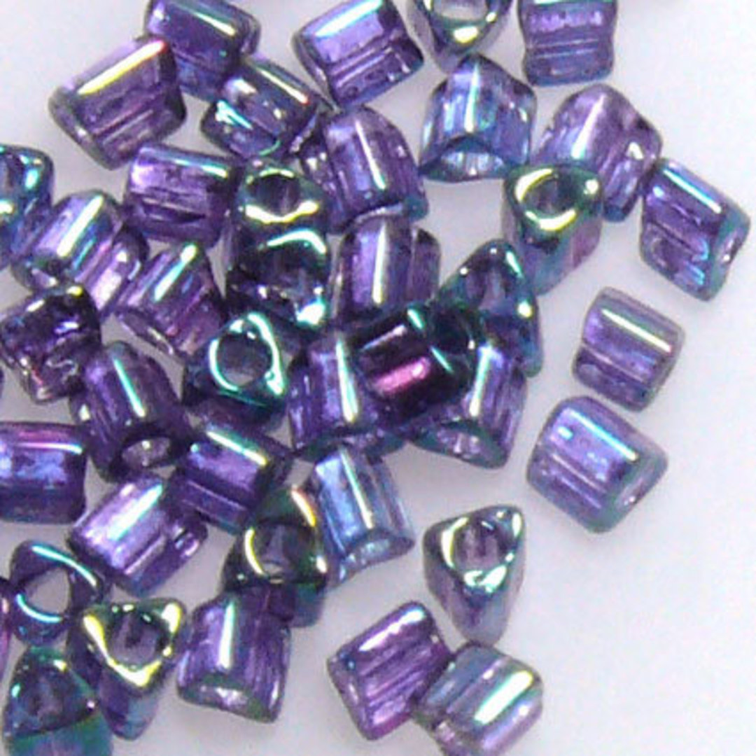 Toho size 11 triangle: 319C - Purple Blue Iris, transluscent (7 grams) image 0
