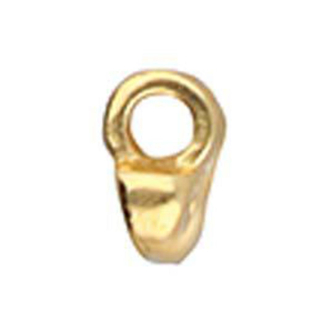 Cymbal Finding: Remata - Superduo bead ending - Gold image 1