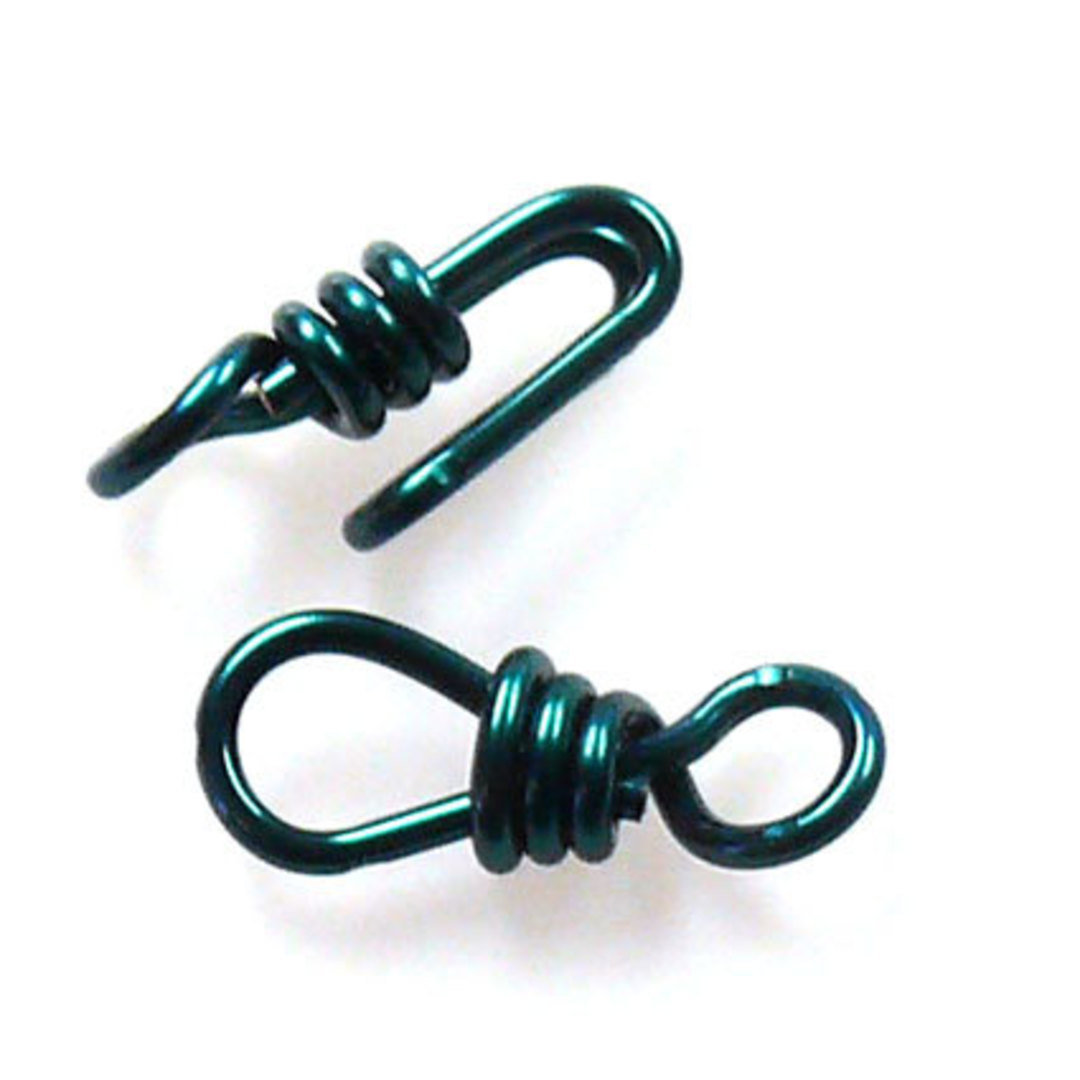 Hook and Eye Clasp, Green (Aqua) image 0