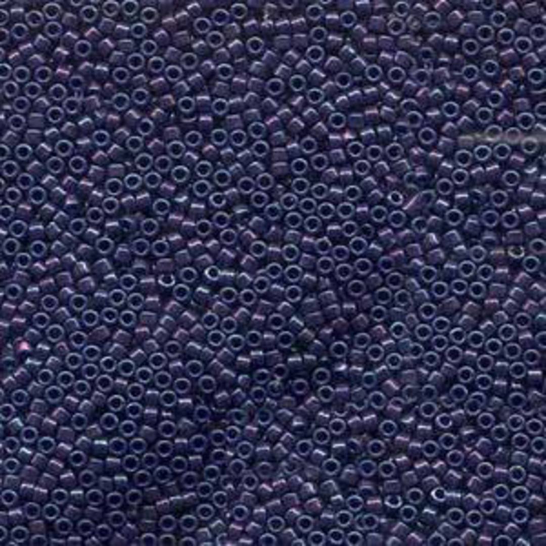 11/0 Miyuki Delica, colour 135 - Metallic Midnight Purple (7.2 grams) image 0