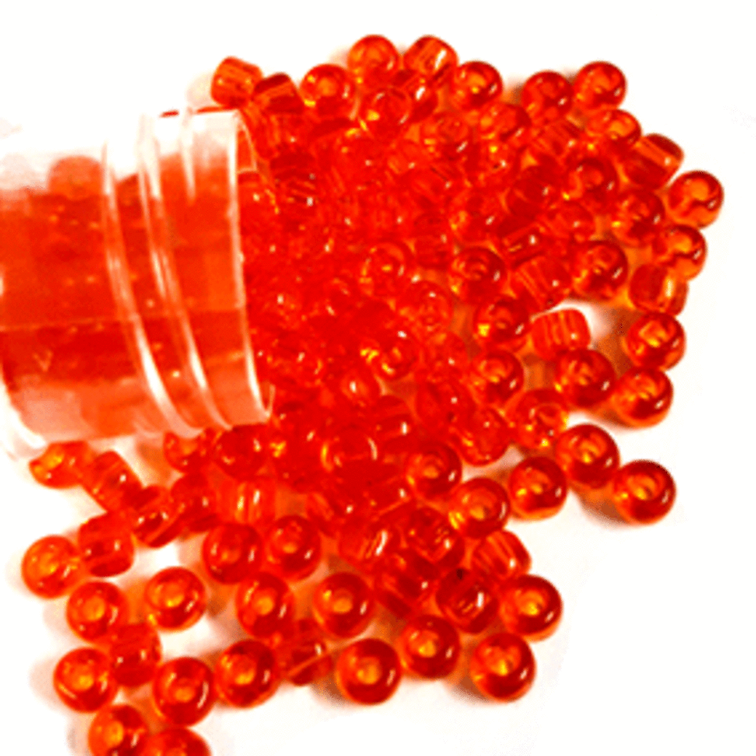Matsuno size 8 round: 139 - Orange, transparent (7 grams) image 0