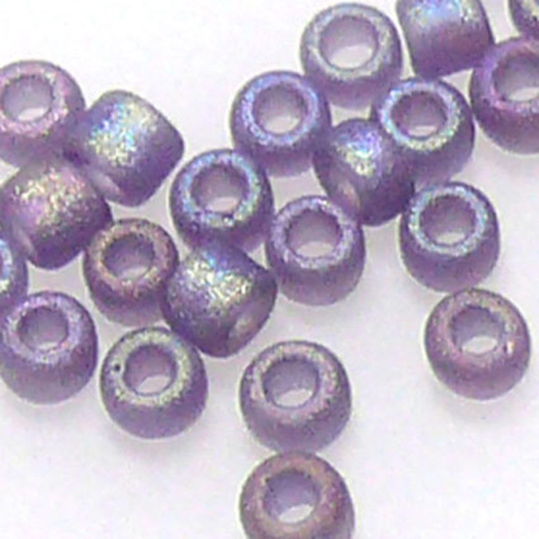 Matsuno size 11 round: F255 - Frosted Amethyst Rainbow image 0