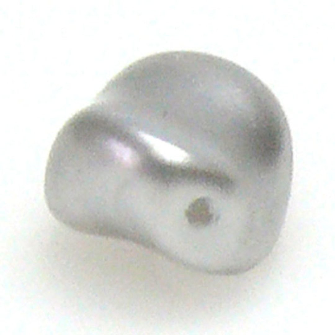 Baroque Swarovski Pearl, Light Grey image 0