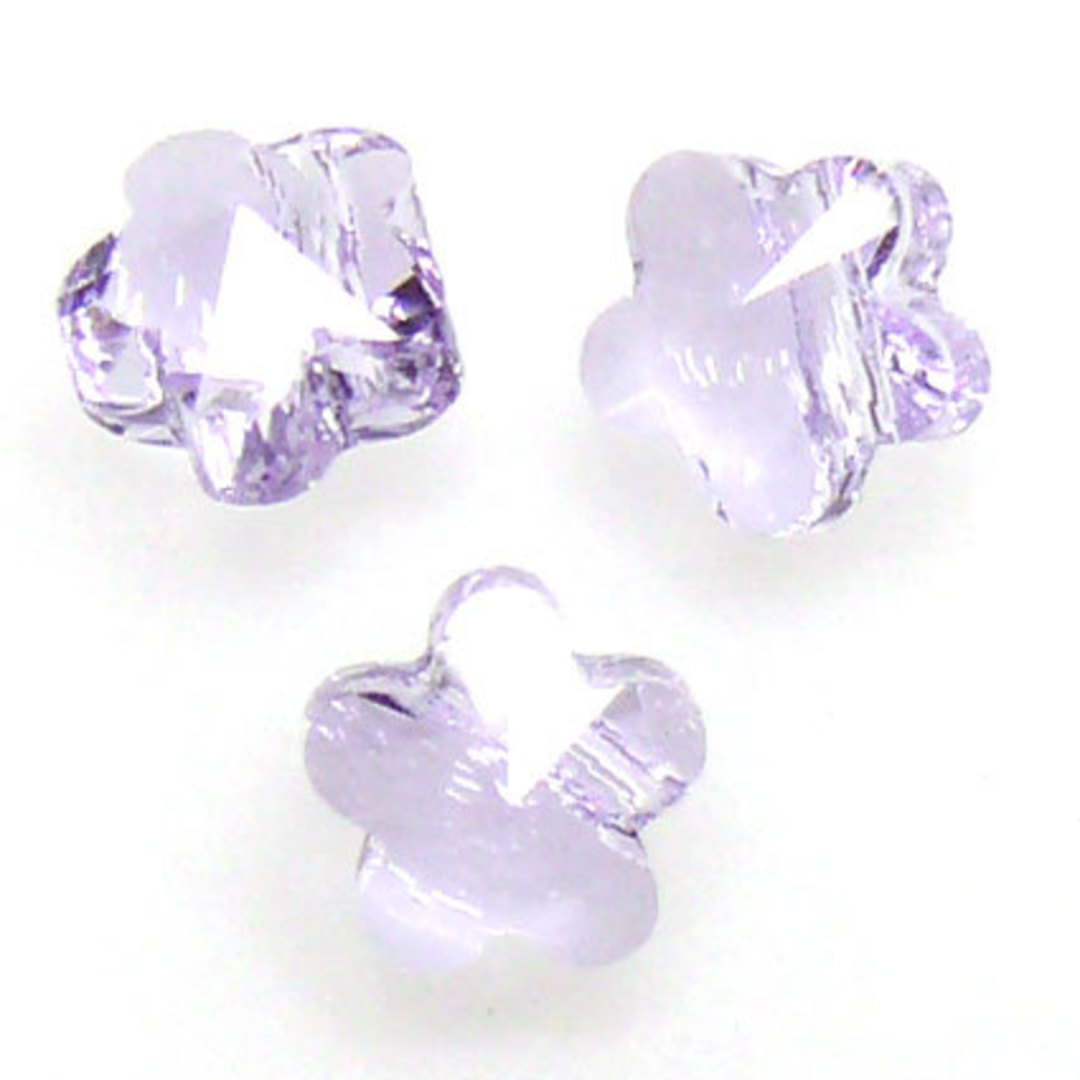 Swarovski Crystal 5mm Flower, Violet image 0