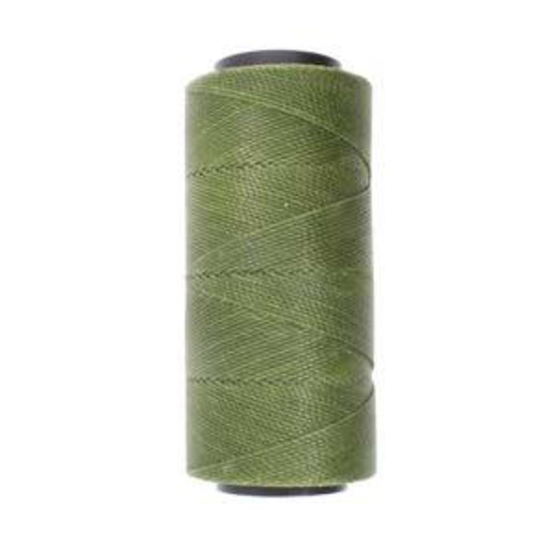 0.8mm Knot-It Brazilian Waxed Polyester Cord: Olive image 0