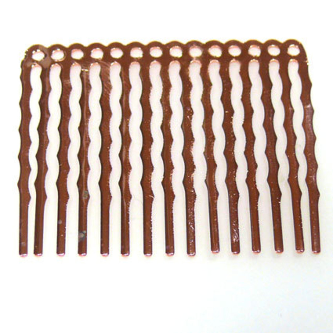 Hair Comb, bright copper image 0