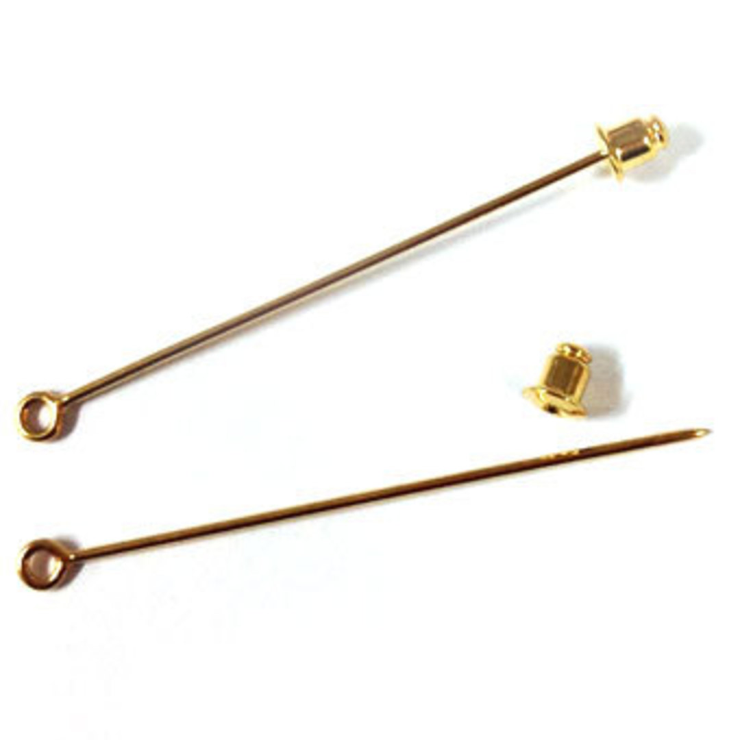 Small Stick Pin - Gold image 0