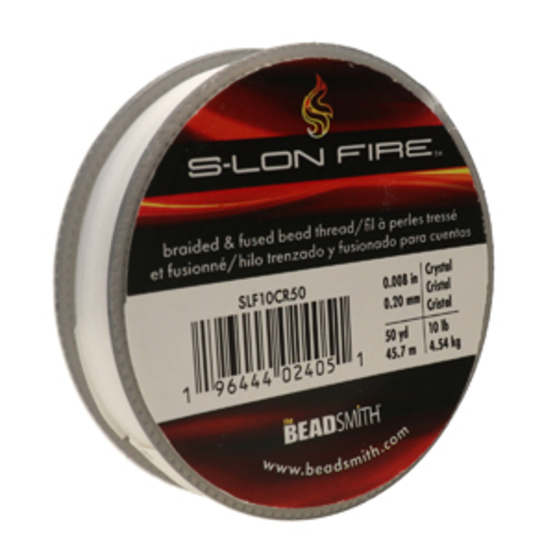 S-LON FIRE, 50 yard spool: 10lb - Crystal Clear image 0