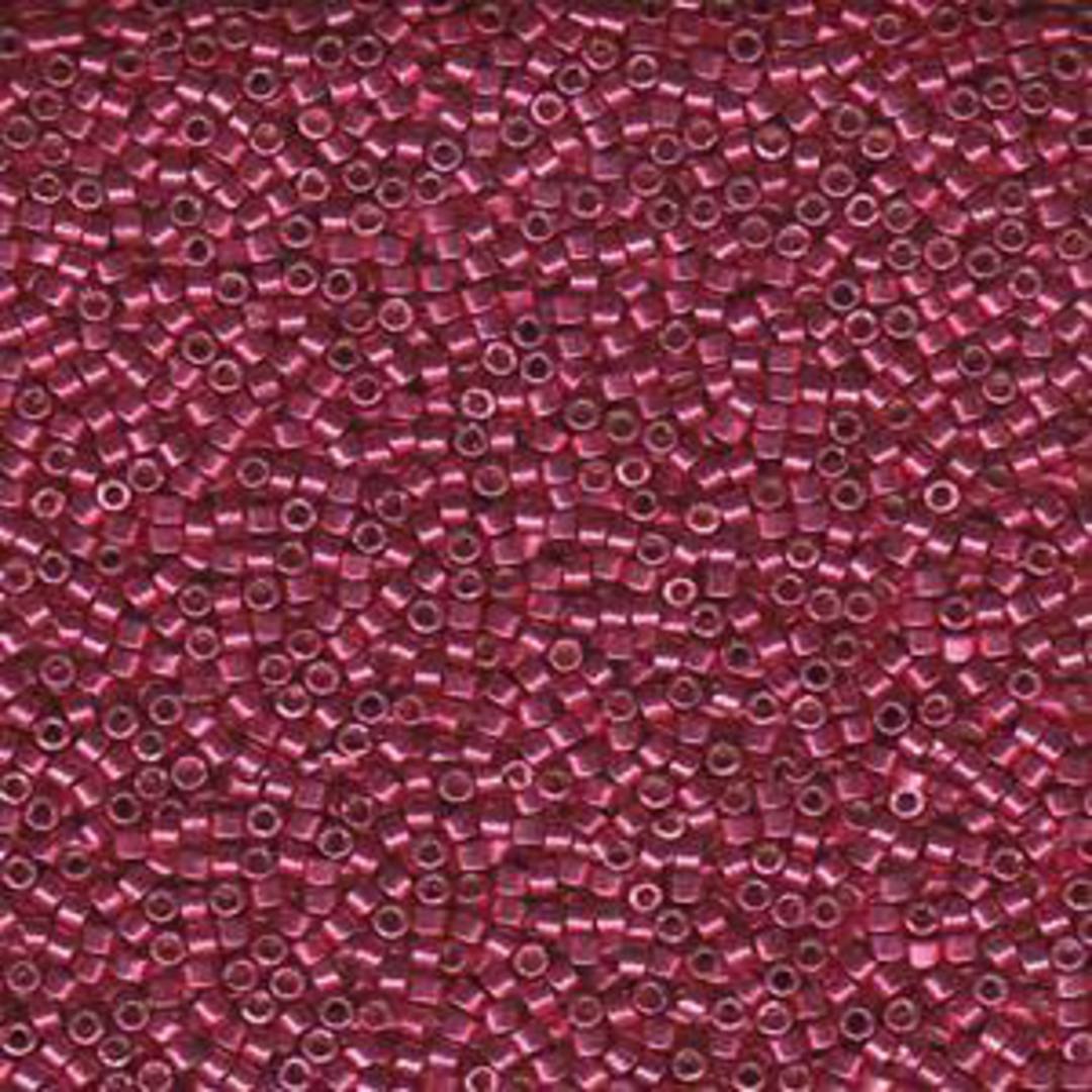 11/0 Miyuki Delica, colour 1841 - Duracoat Galv Light Cranberry (7.2 grams) image 0