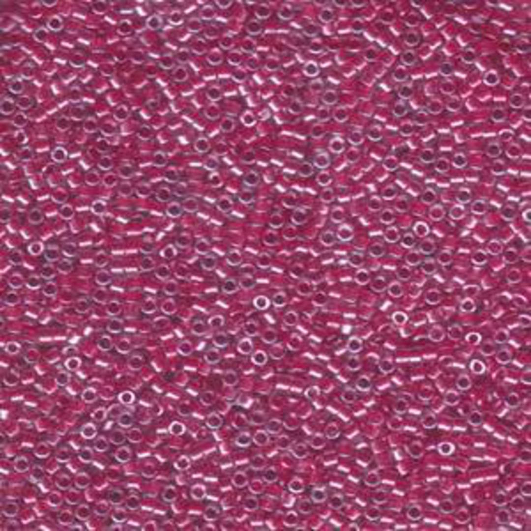 11/0 Miyuki Delica, colour 914 -  Sparkling Dark Pink (7.2 grams) image 0