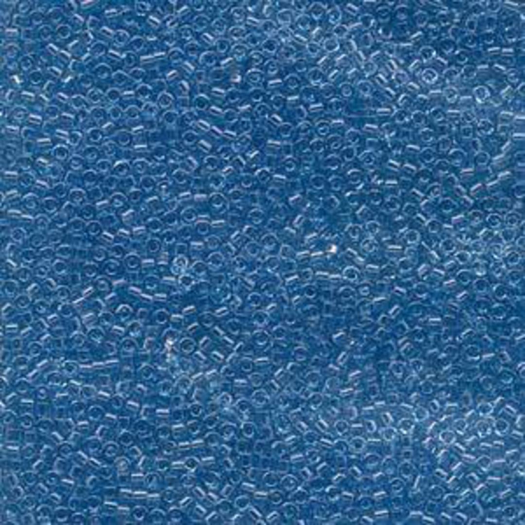 11/0 Miyuki Delica, colour 113 - Transparent Blue Luster (5 grams) image 0