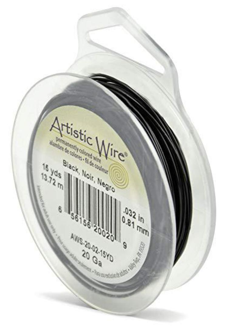 Artistic Wire: 20 gauge - Black (13.7m spool) image 0