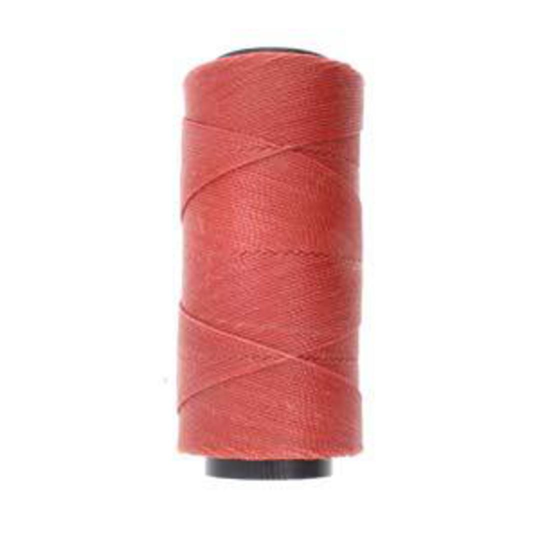 0.8mm Knot-It Brazilian Waxed Polyester Cord: Terracotta image 0