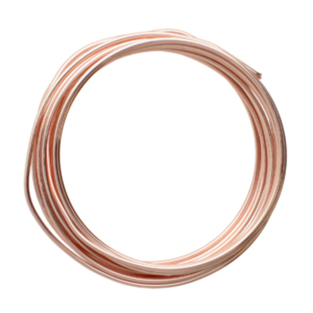 Beadsmith Craft Wire, Rose Gold Colour: 14 gauge  (soft temper) image 0