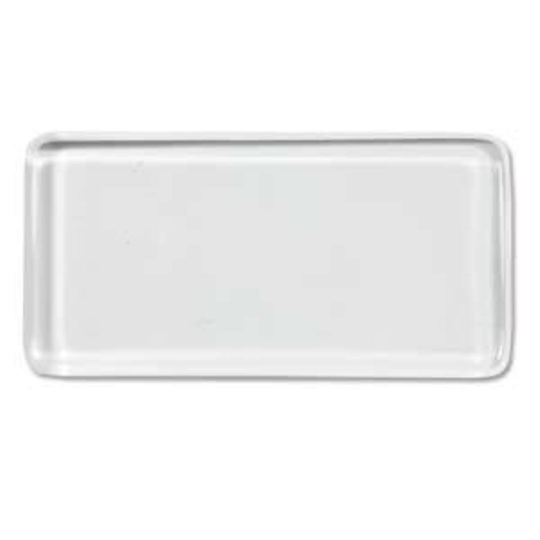 Glass Tile (Cabochon),  square edged rectangle - 24 x 48mm image 0