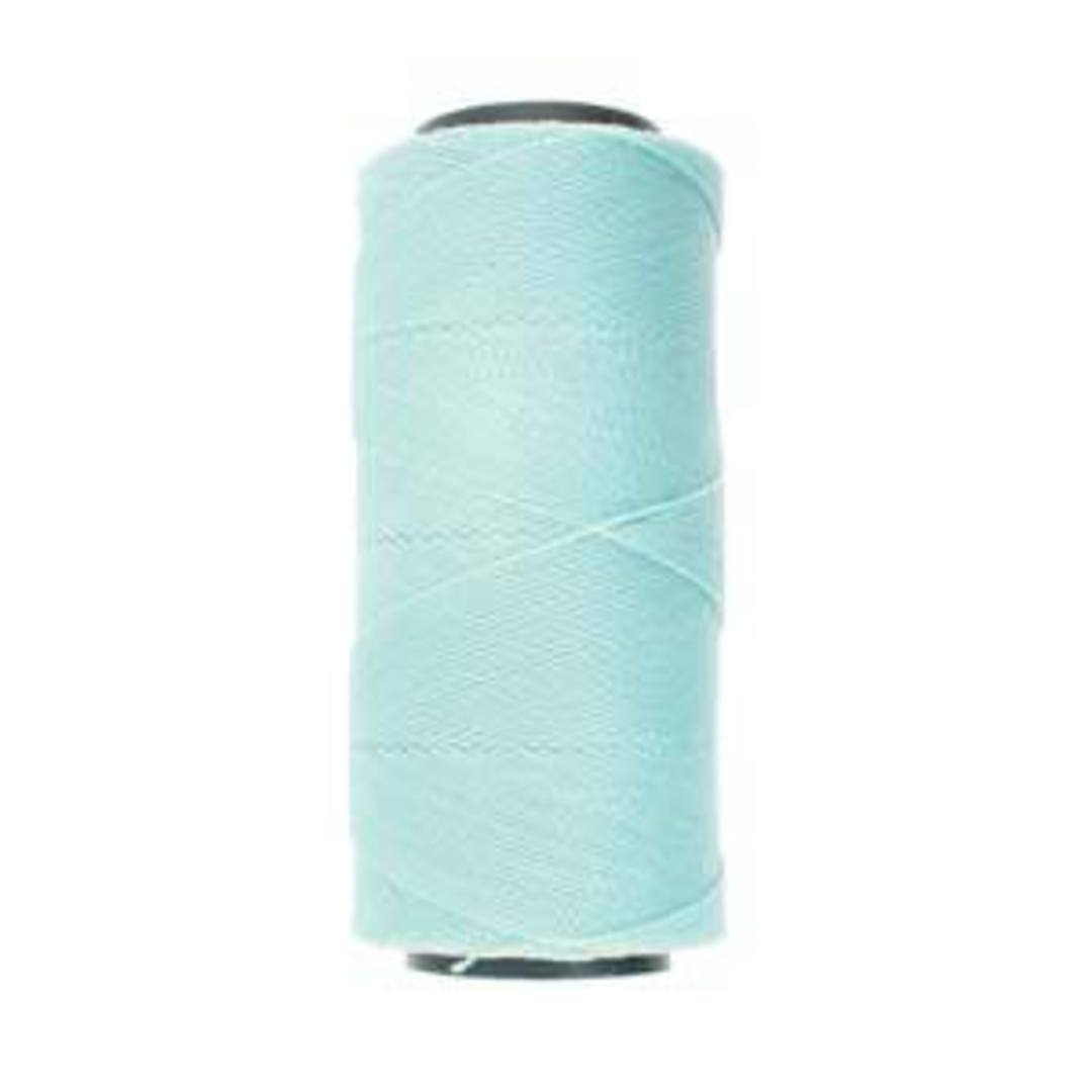 NEW! 0.8mm Knot-It Brazilian Waxed Polyester Cord: Seafoam image 0