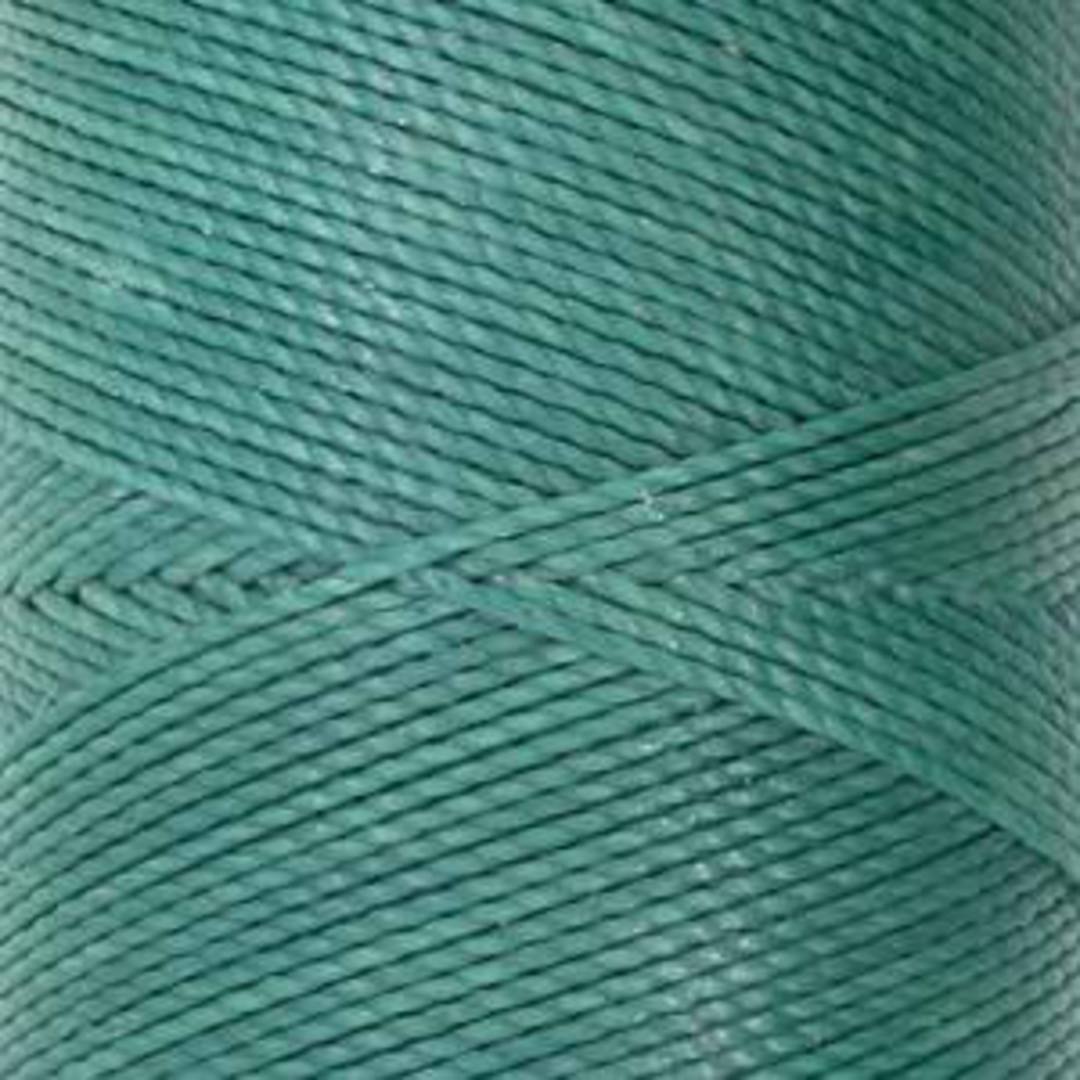0.8mm Knot-It Brazilian Waxed Polyester Cord: Teal Green image 1