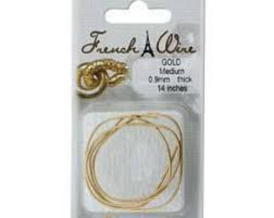 Medium French Wire (Gimp): Gold image 0