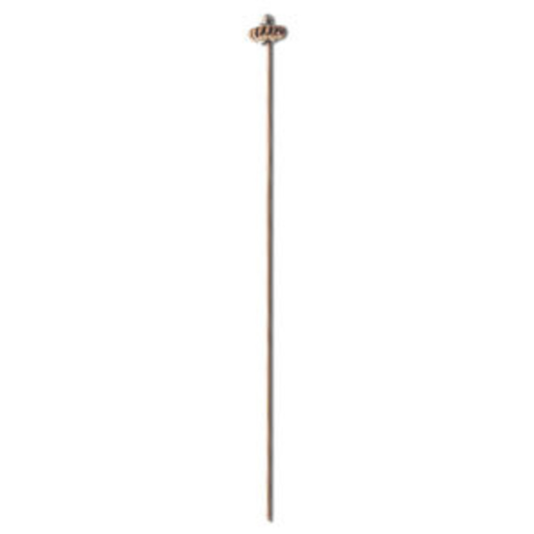 NEW! Extra Long (76mm) Headpin (24g): Pure Copper with fancy head image 1