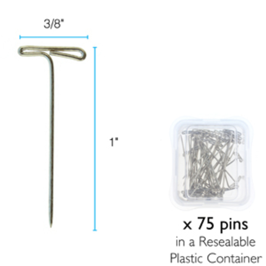 BeadSmith T Pins: 27mm long, set of 75 image 1