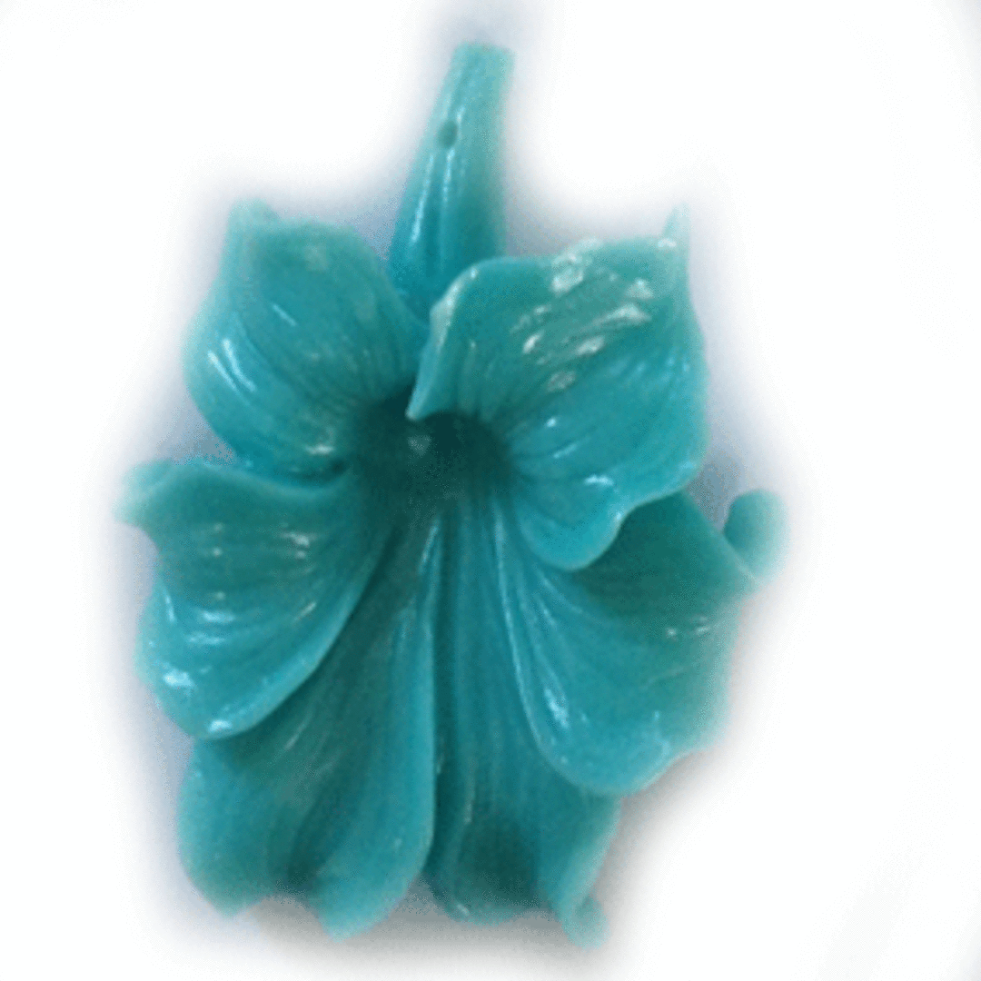 Acrylic Lily, Turquoise Blue image 0