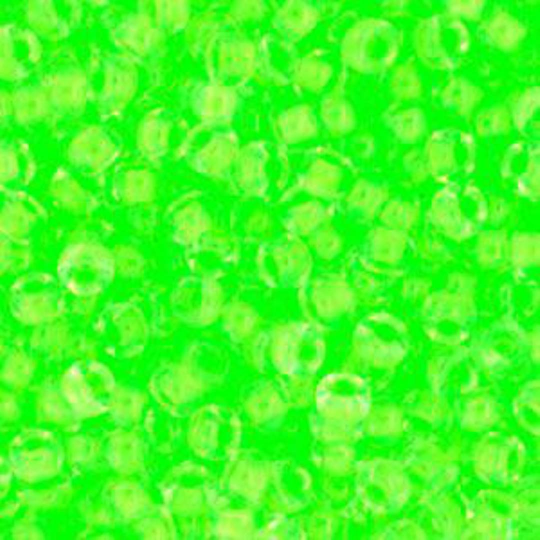 Miyuki size 6 round: 1120 - Luminous Mint Green (7 grams) image 0