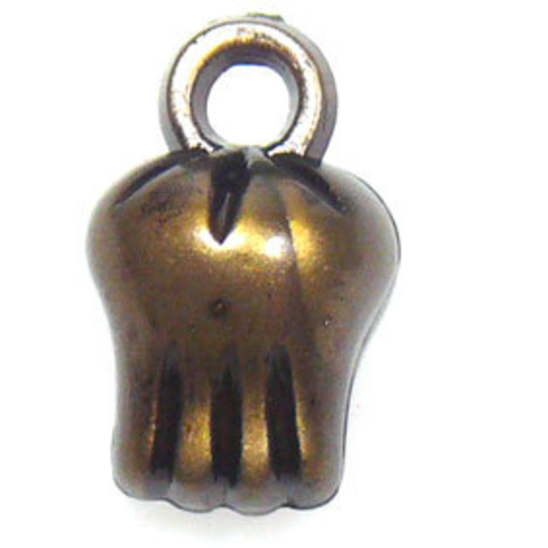 Acrylic Charm: Fruit  - antique brass image 0