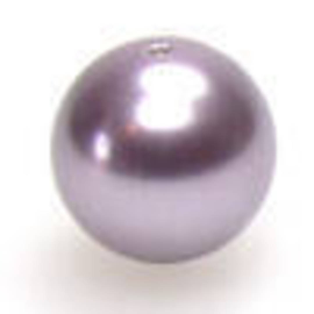 12mm Round Swarovski Pearl, Mauve image 0