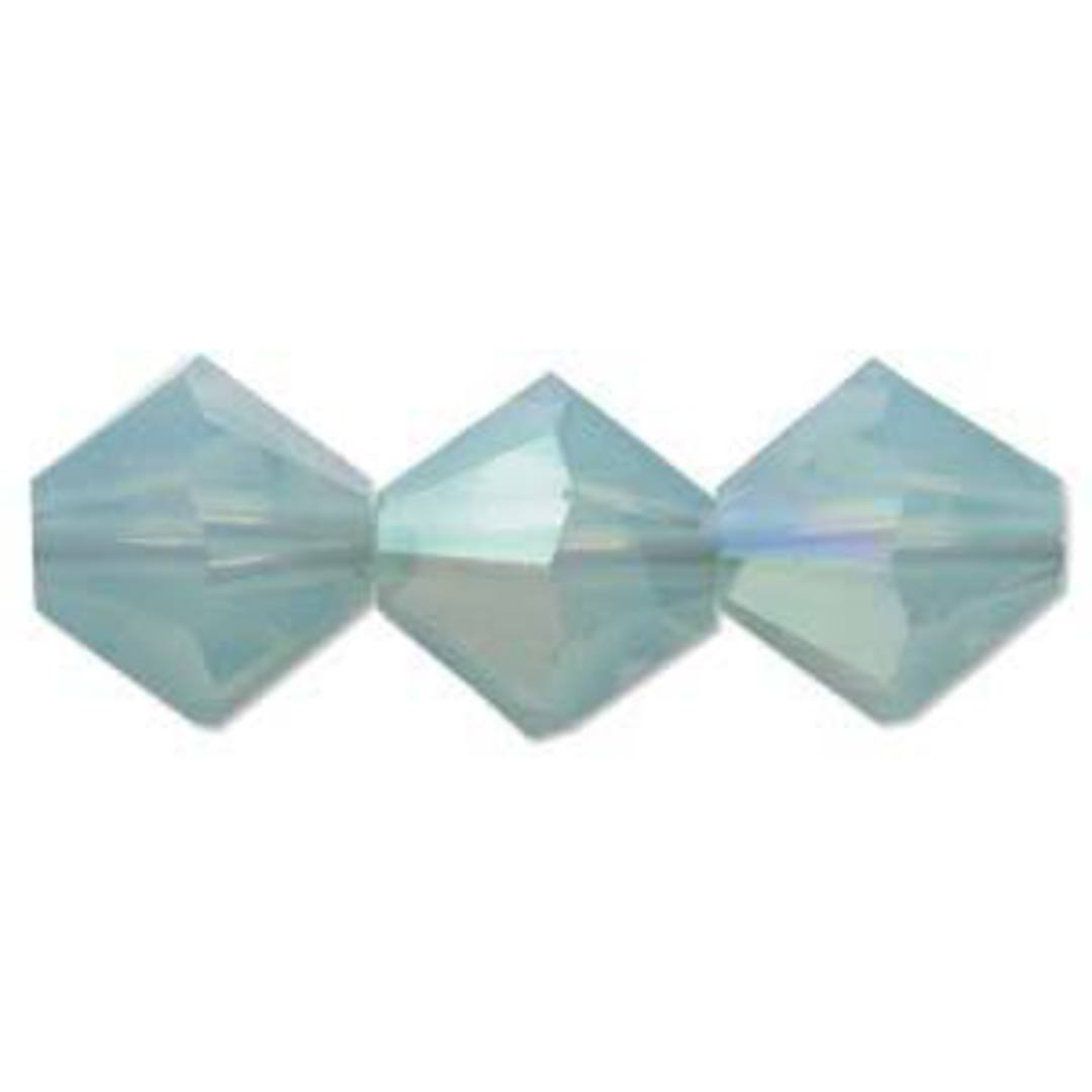 4mm Swarovski Crystal Bicone, Pacific Opal AB image 0