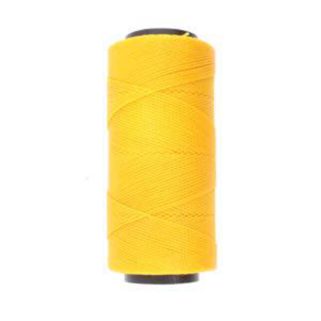 0.8mm Knot-It Brazilian Waxed Polyester Cord: Golden Yellow image 0
