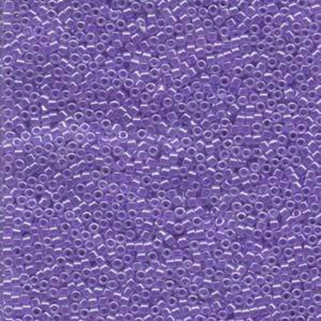 11/0 Miyuki Delica, colour 249 - Lined Crystal/Purple image 0