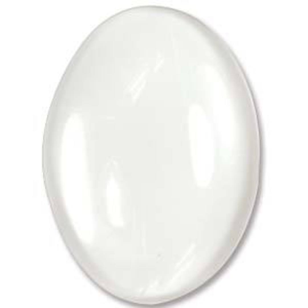Glass Tile (Cabochon), small oval -18 x 25mm image 0