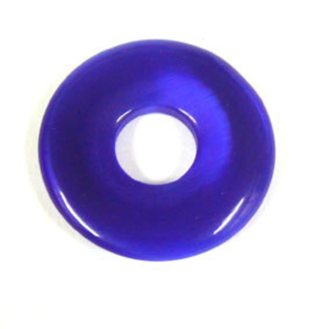 30mm Fibre Optic Donut: Royal Blue image 0