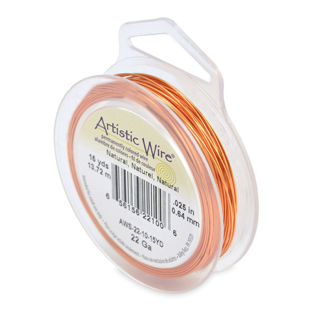 Artistic Wire: 22 gauge - Bare Copper (13.7m spool) image 0