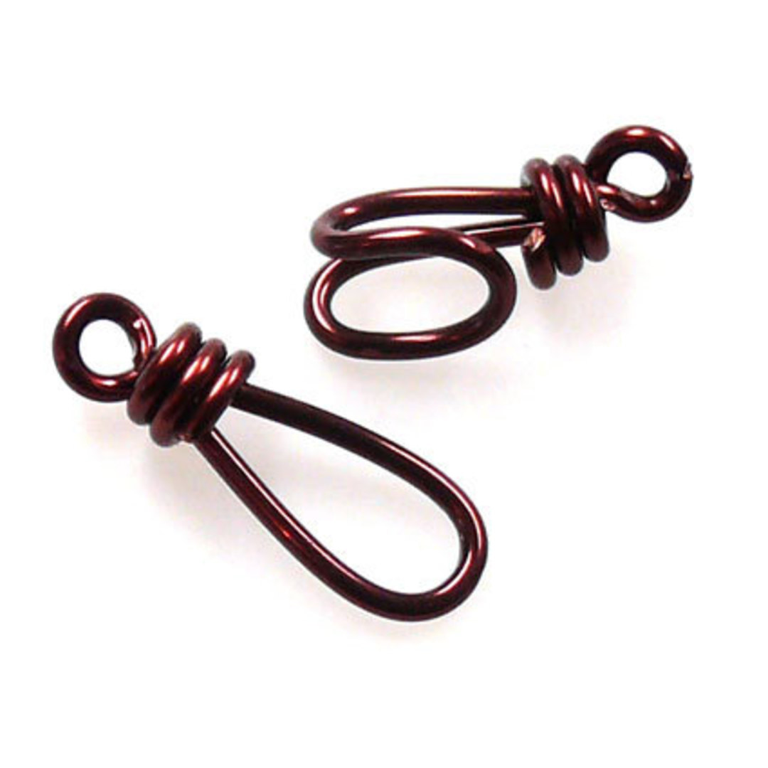 Hook and Eye Clasp, Brown image 0