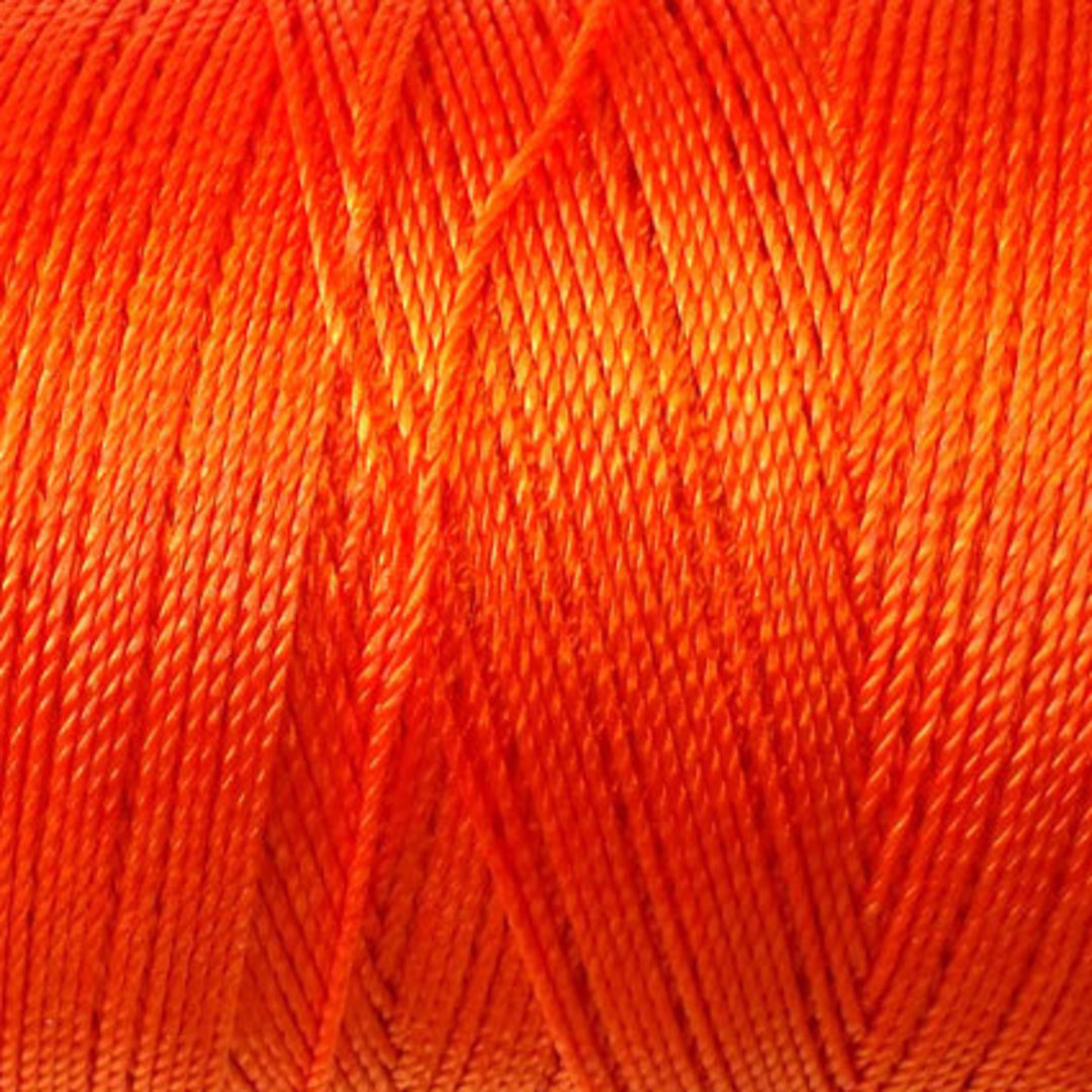 Soft and silky nylon thread: Orange image 0