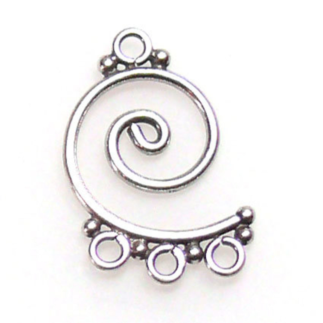 Sterling Silver: Spiral Chandelier Top image 0