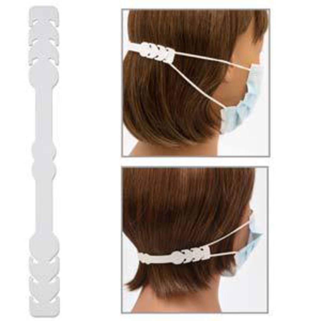 Fablastic Mask mate silicon ear saver: pack of 2 - white image 0