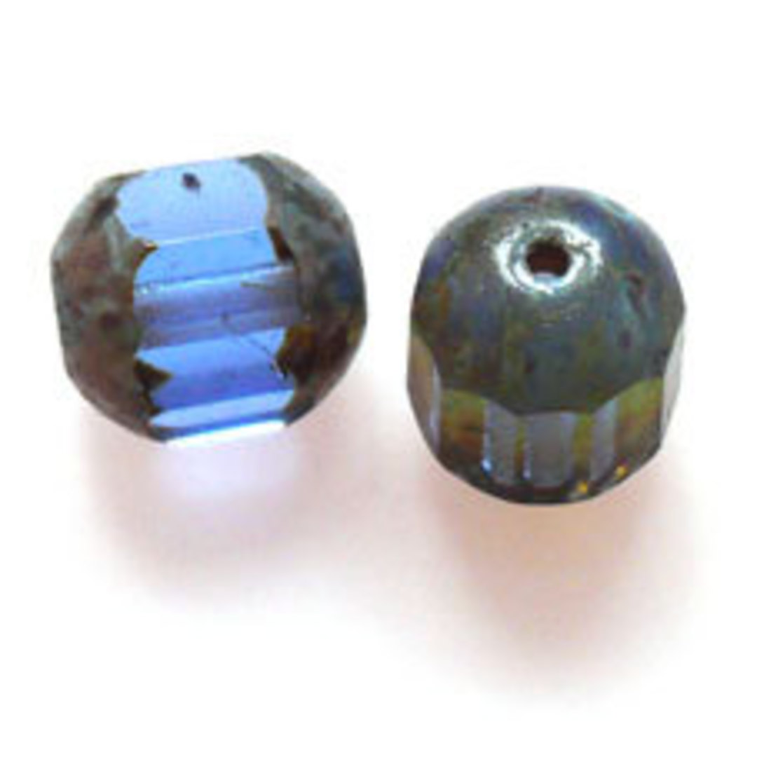 Cathedral Bead, 8mm x 12mm - Sapphire image 0