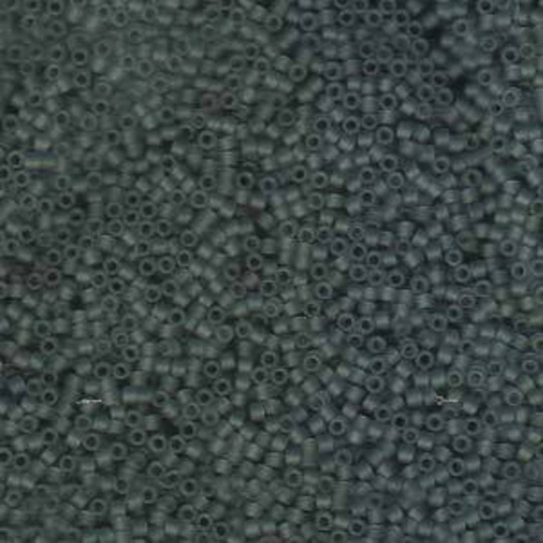 11/0 Miyuki Delica, colour 749 - Matte Transparent Grey (7.2 grams) image 0