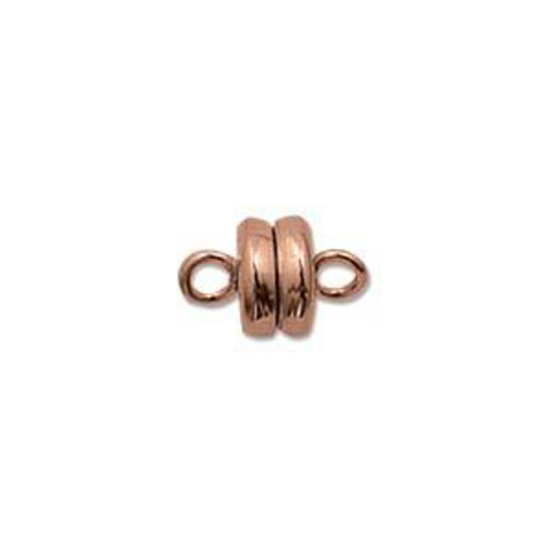 6mm Baby Magnetic Clasp - bright copper image 0