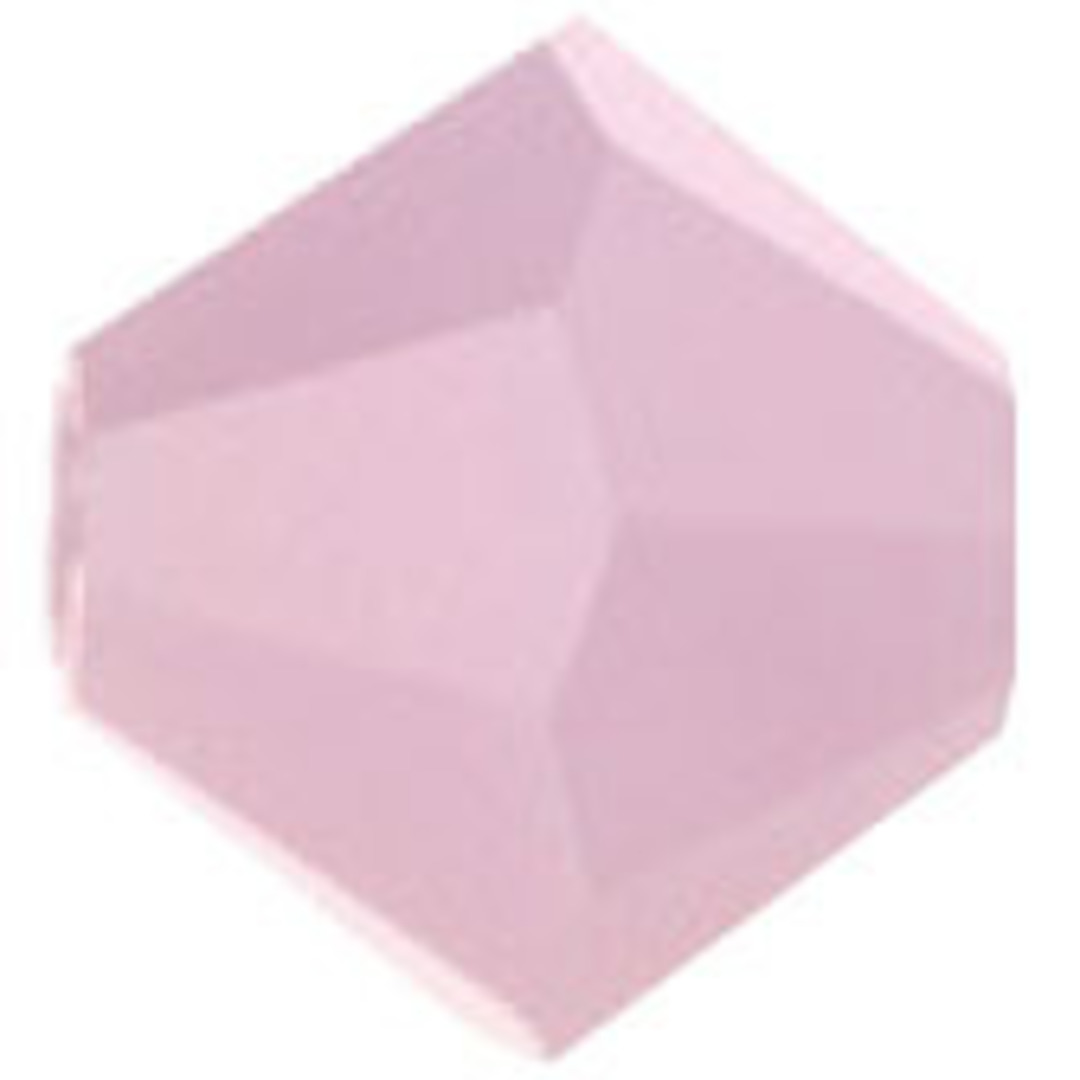 4mm Swarovski Crystal Bicone, Rose Alabaster image 0