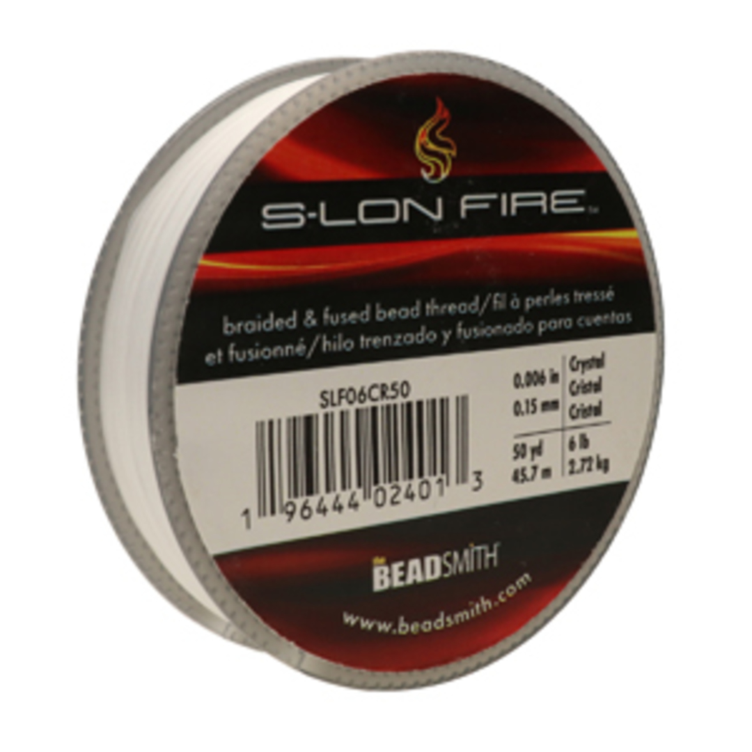 S-LON FIRE, 50 yard spool: 6lb - Crystal Clear image 0