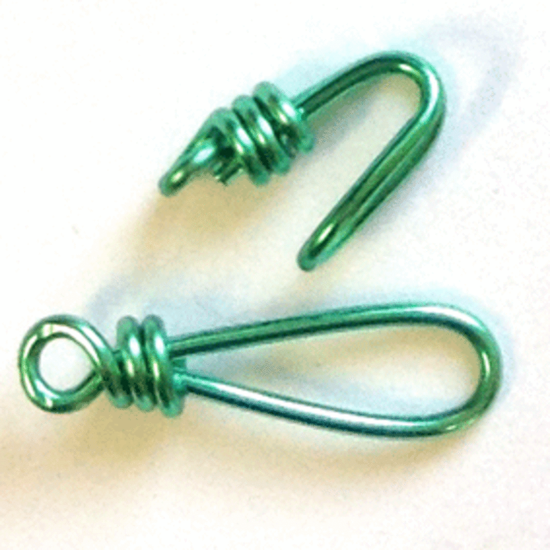 Hook and Eye Clasp, Seafoam Green image 0