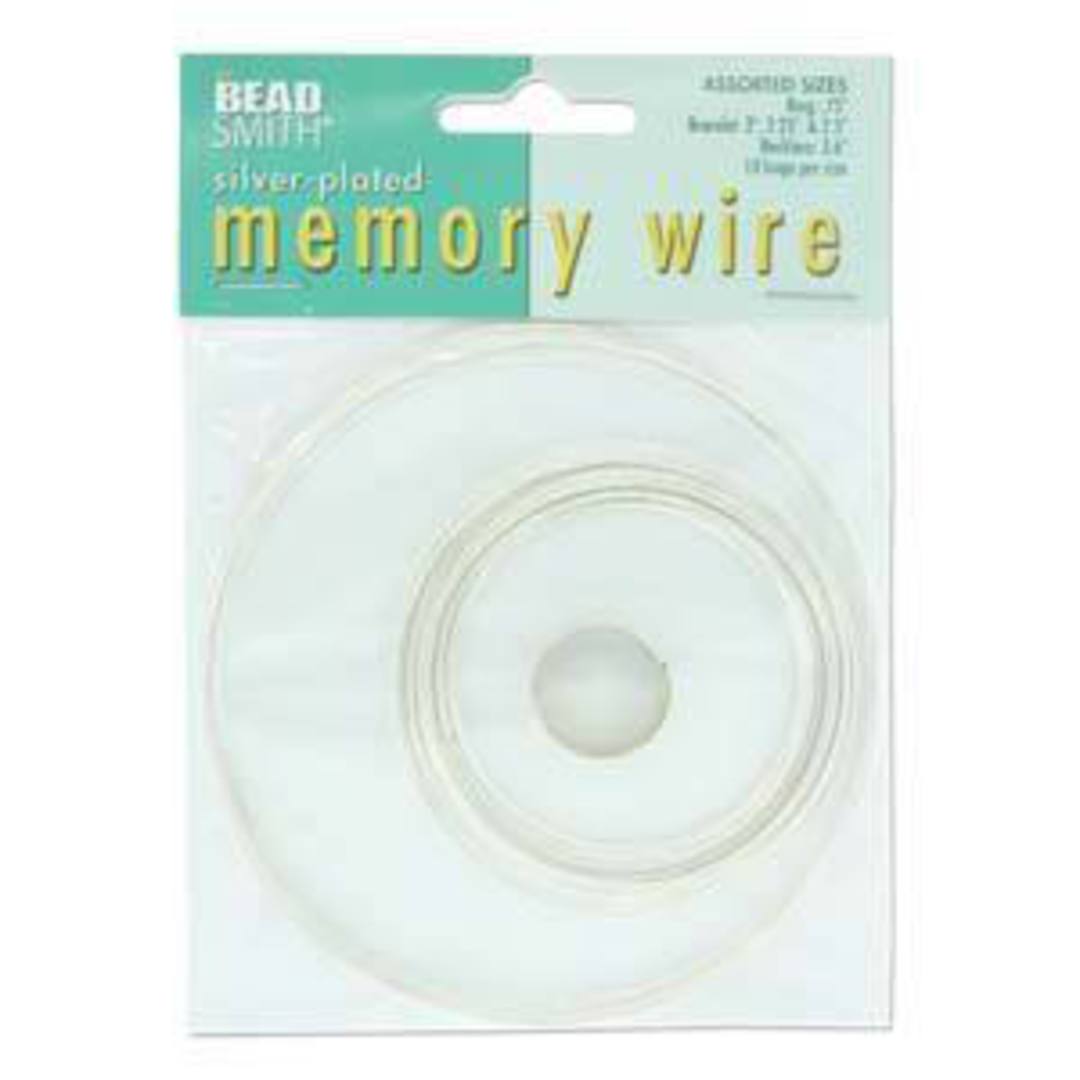 Memory Wire Pack: Assorted sizes - silver image 0