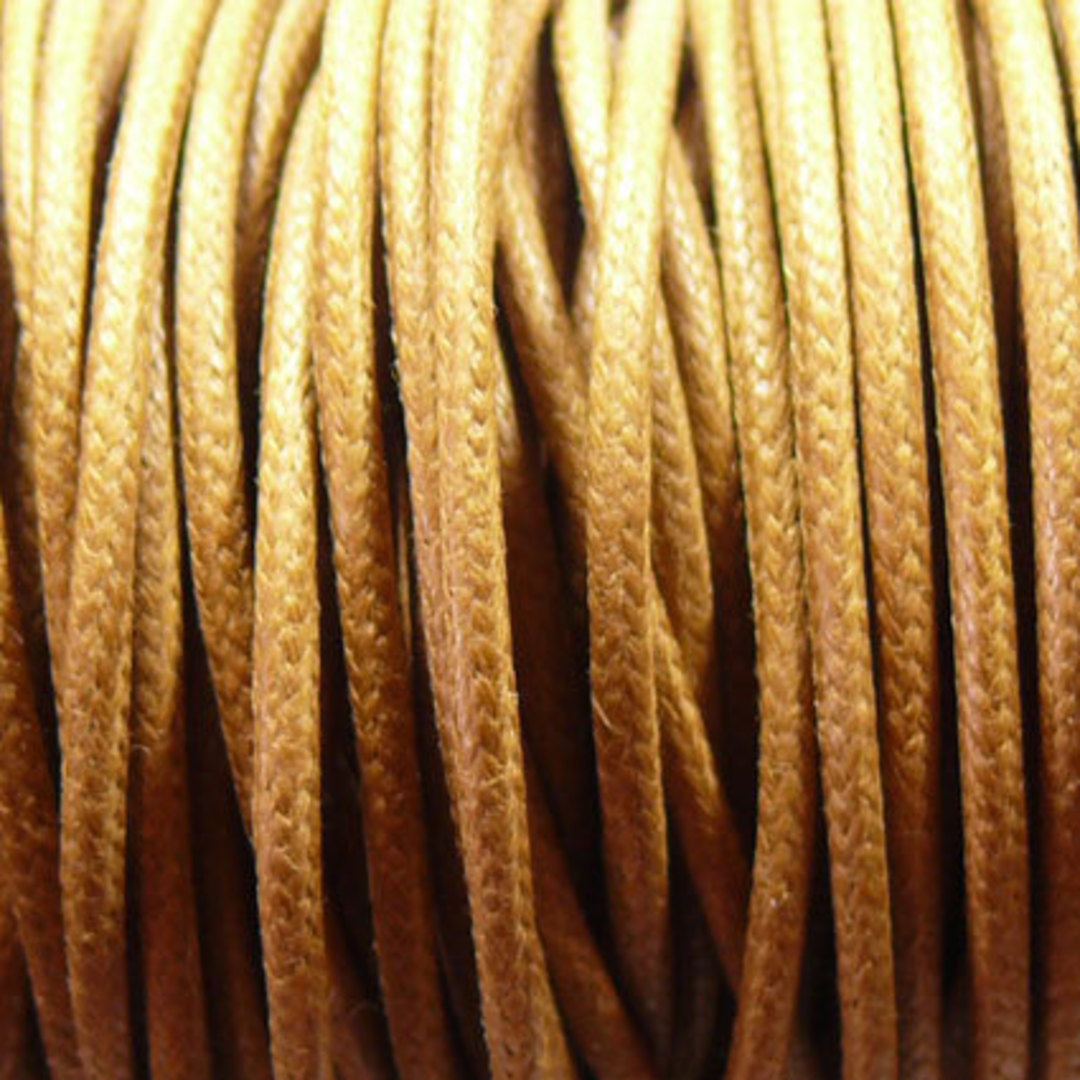 1mm round Japanese Filament Cord, Tan image 0