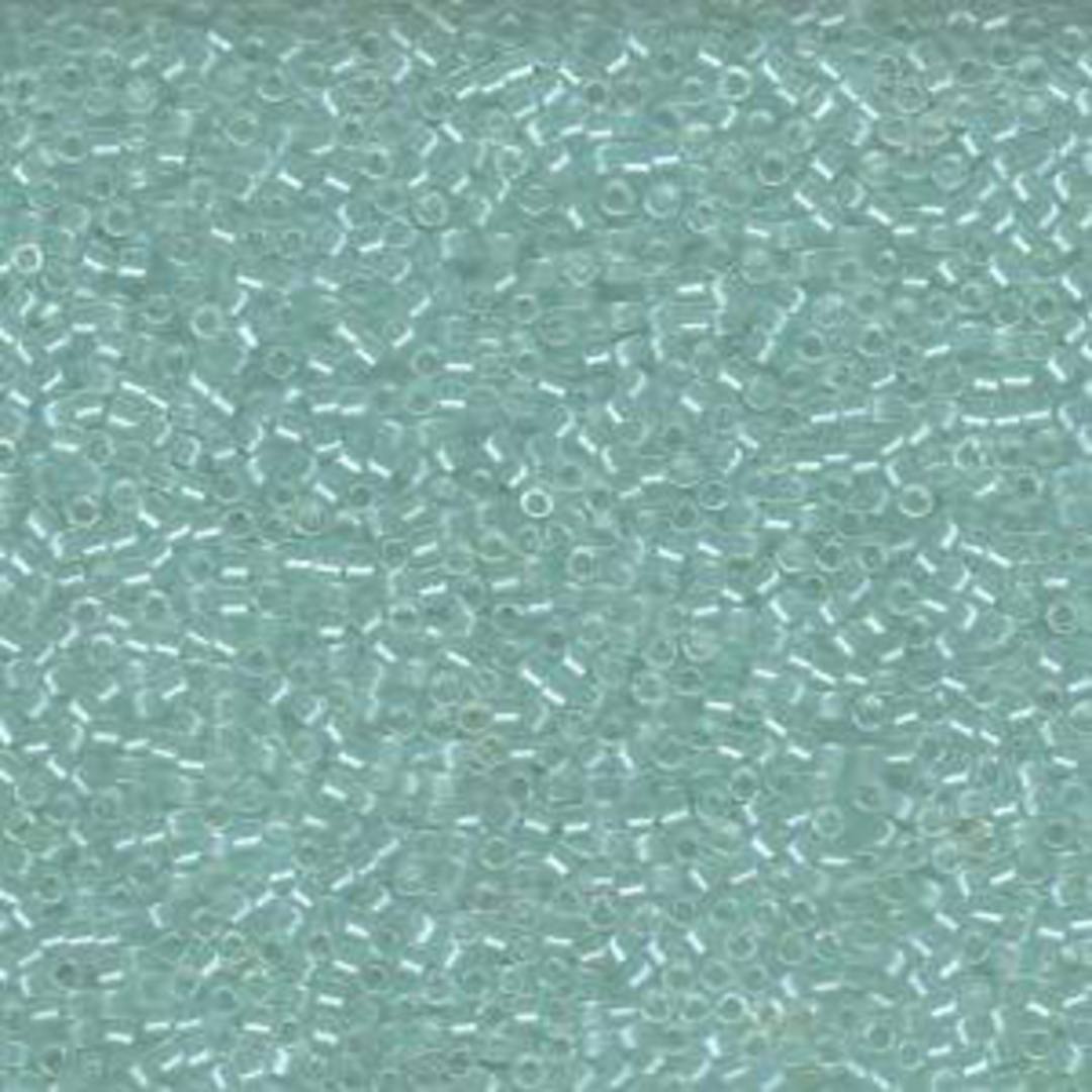 11/0 Miyuki Delica, colour 1672 - Pearl Lined Glacier Blue AB (7.2 grams) image 0