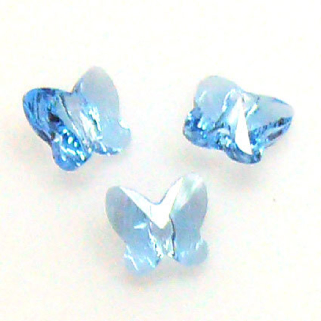 Swarovski Crystal Butterfly, Aquamarine image 0