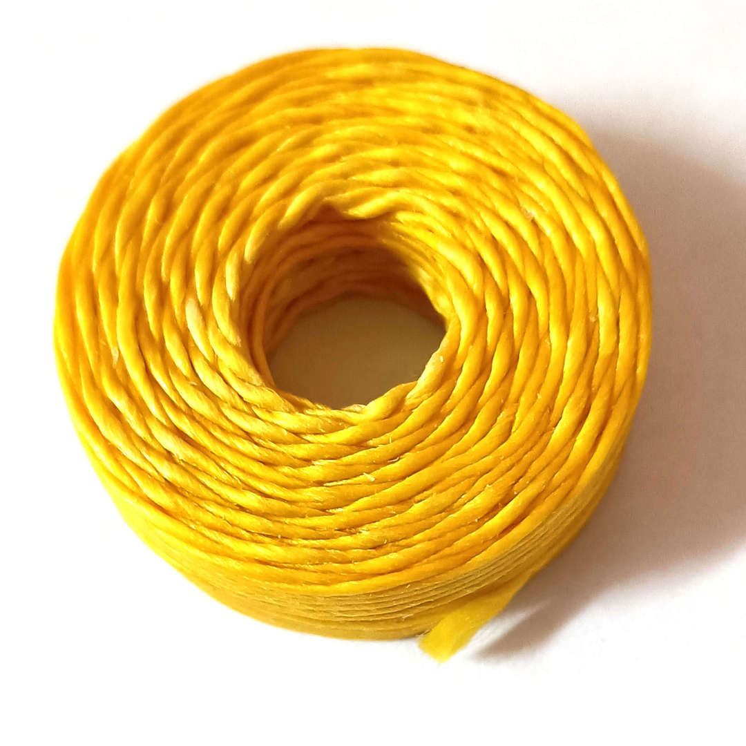 1mm Cotton 'Sinew' Cord - Canary Yellow image 0